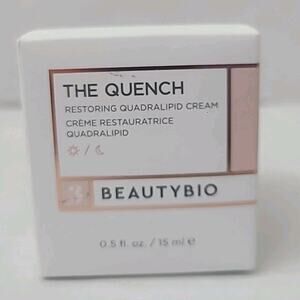 Beauty Bio “The Quench” 0.5fl oz Quadralipid Hydrating Cream Day Or Night Sealed